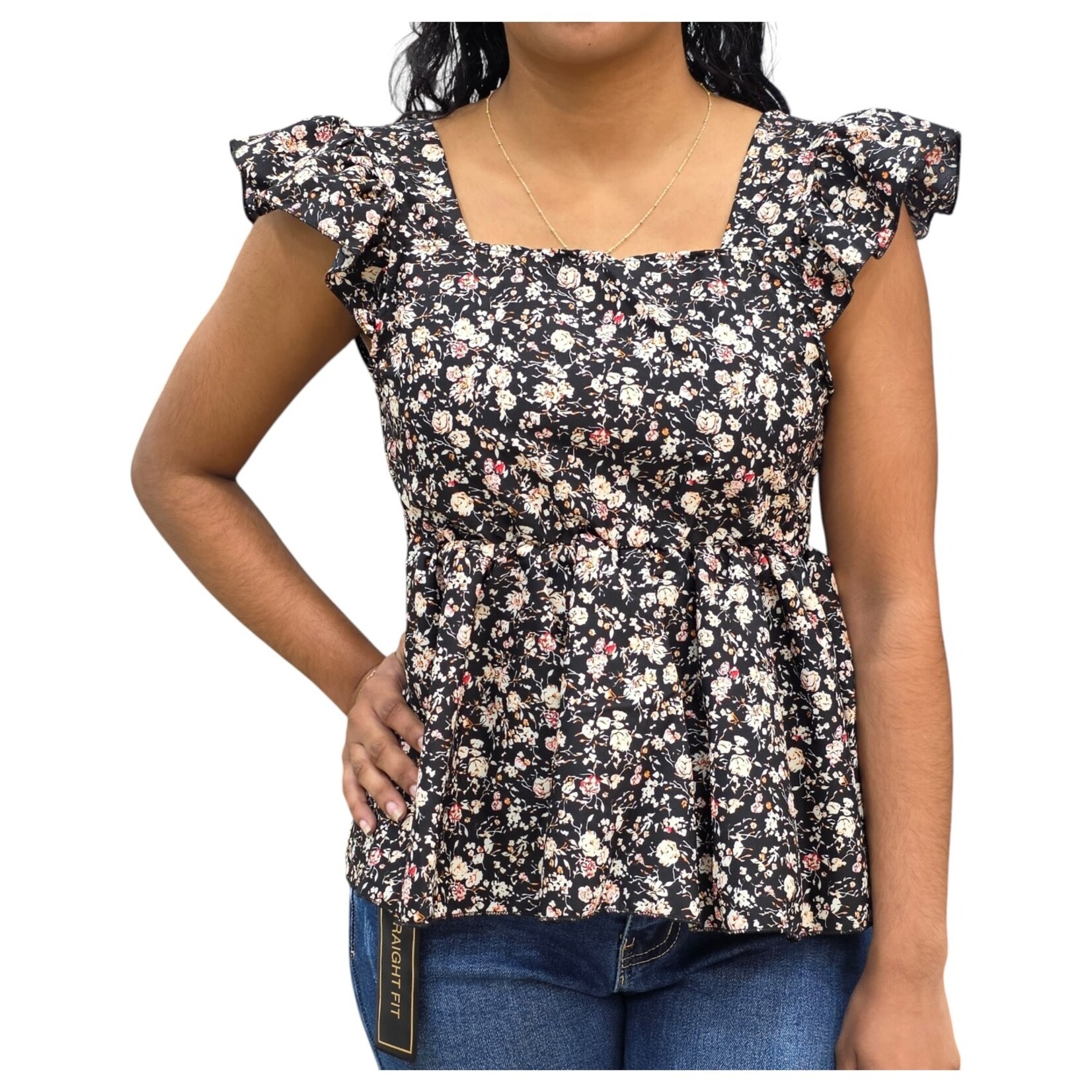 TOP MODEL TOP MODEL SLEEVELESS BABY DOLL TOP B-21326