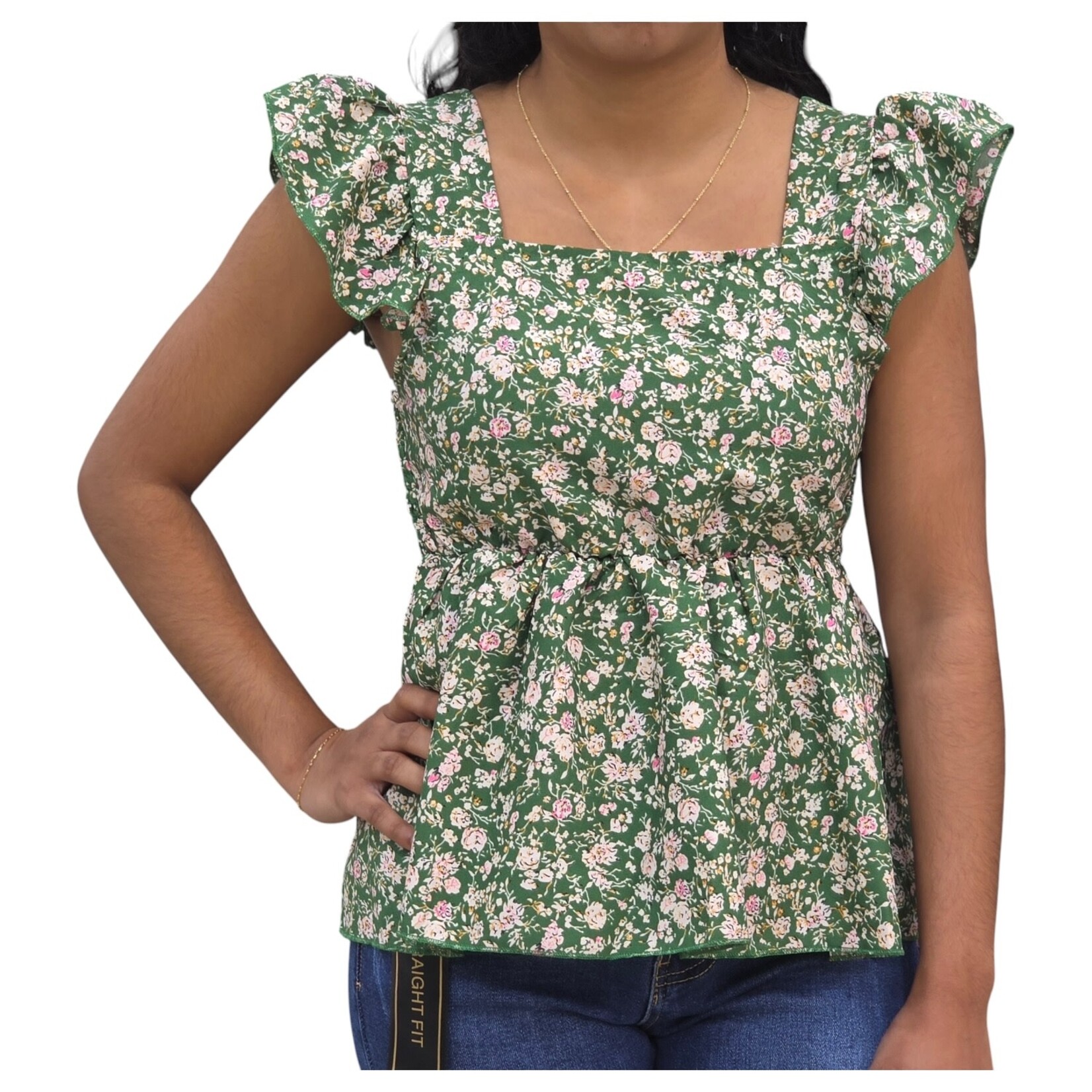 TOP MODEL TOP MODEL SLEEVELESS BABY DOLL TOP B-21326