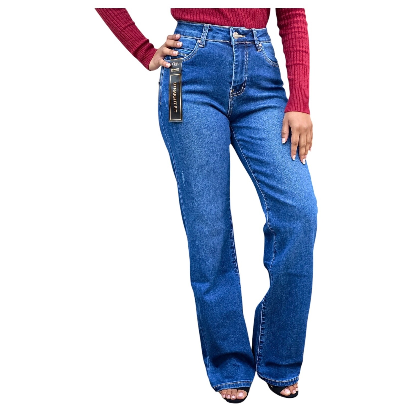 CHIC ROYALE CHIC ROYALE STRAIGHT FIT JEANS CHK3601