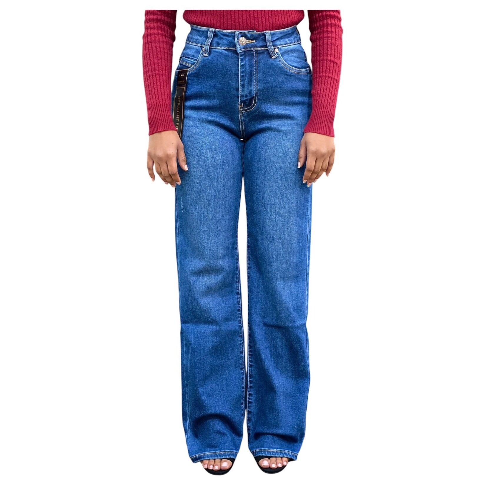 CHIC ROYALE CHIC ROYALE STRAIGHT FIT JEANS CHK3601