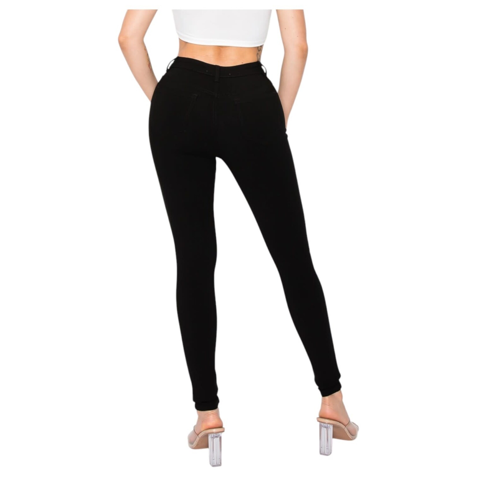 ENCORE JEANS ENCORE HIGH RISE SUPER STRETCH SKINNY JEAN V2554