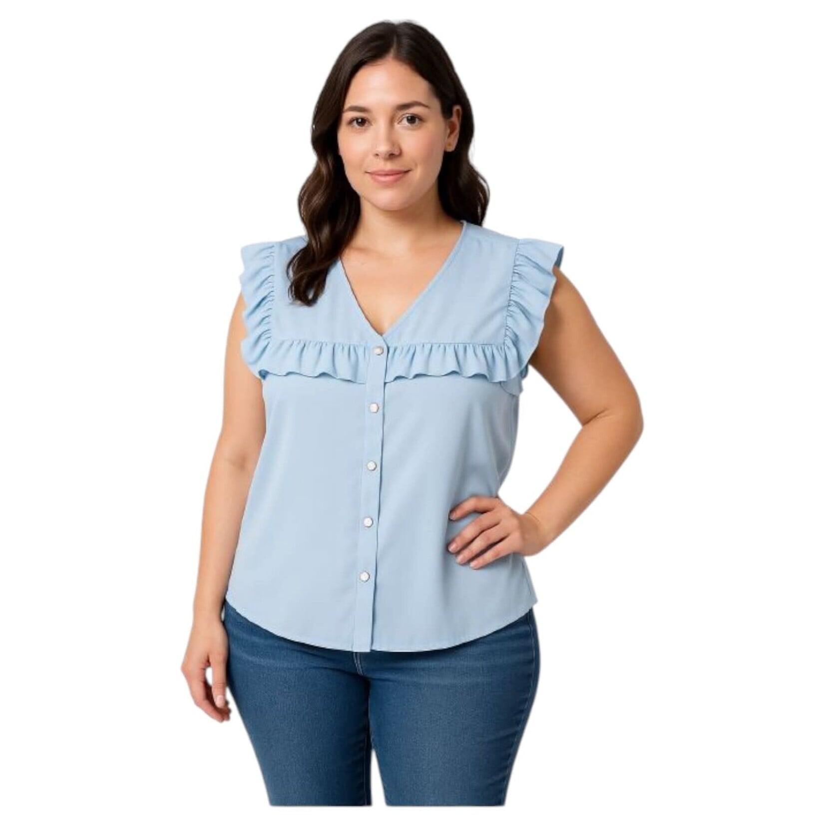 AMORE MIO AMORE MIO PLUS SLEEVELESS TOP AT460M