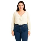AMORE MIO AMORE MIO PLUS LONG SLEEVE TOP AT107M