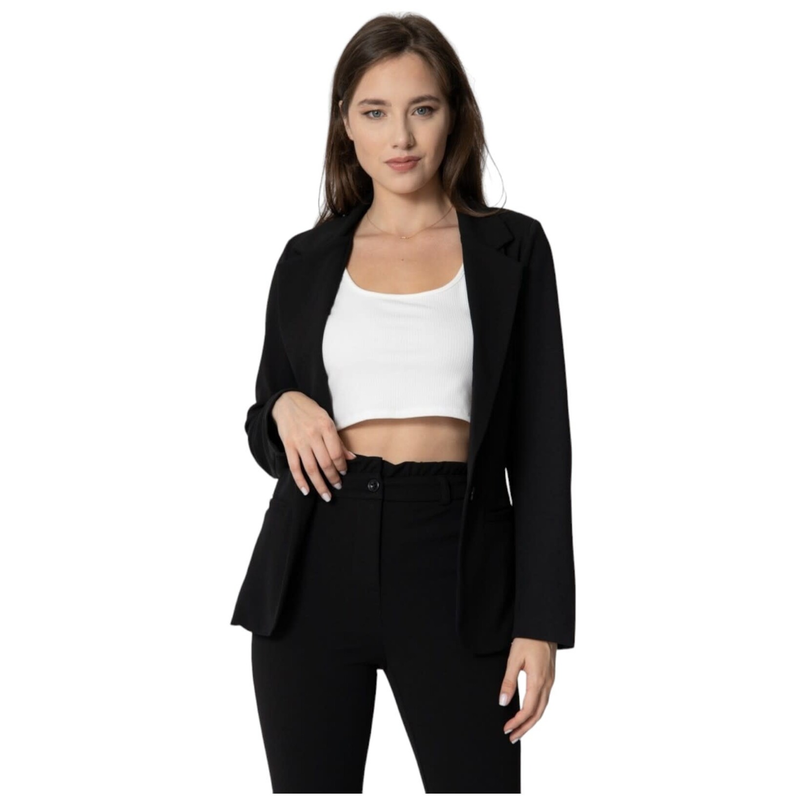 DAZZ DAZZ STRETCHY CREPE JACKET D51276