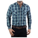 JORDACHE CLOTHING JORDACHE PLUS LONG SLEEVE PRINT SHIRT 20C-822-TG