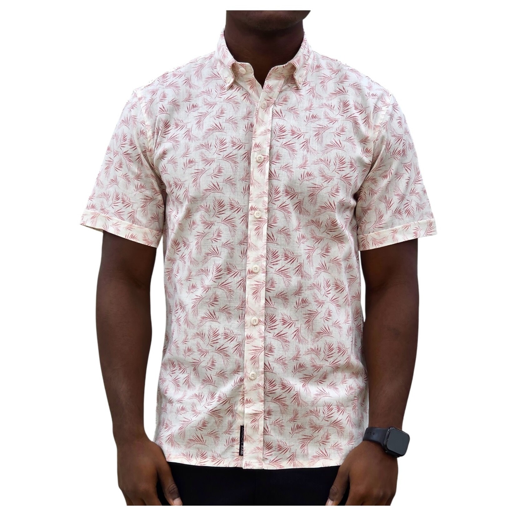 JORDACHE CLOTHING JORDACHE SHORT SLEEVE PRINT SHIRT 20C-724
