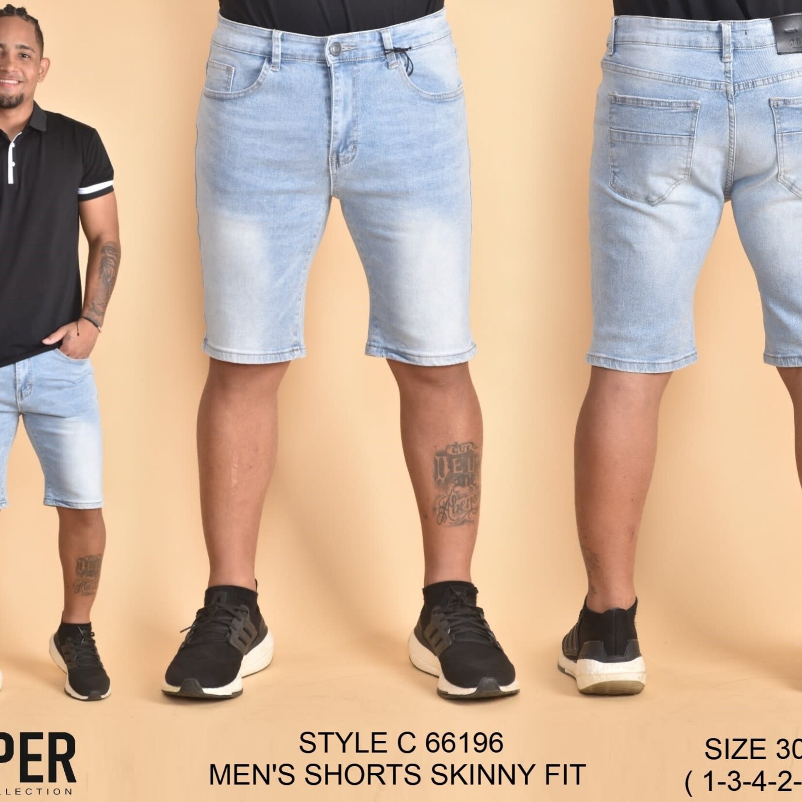 HYPER HYPER SKINNY FIT SHORTS C66196