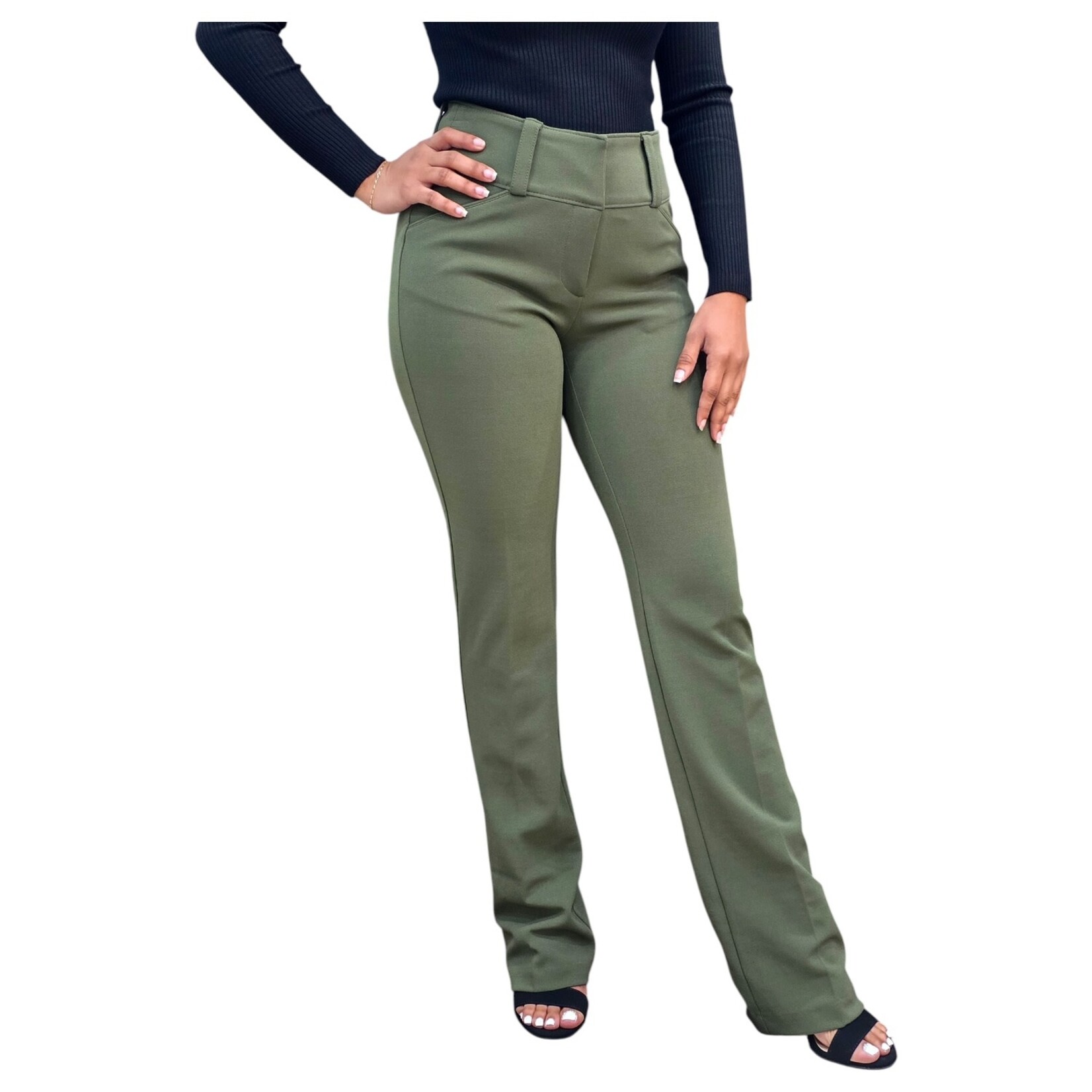 DAZZ DAZZ REGULAR CREPE STRAIGHT DRESSPANT D35033-1