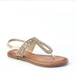 ATALINA ATALINA RHINESTONE BUCKLE SANDAL DF9670
