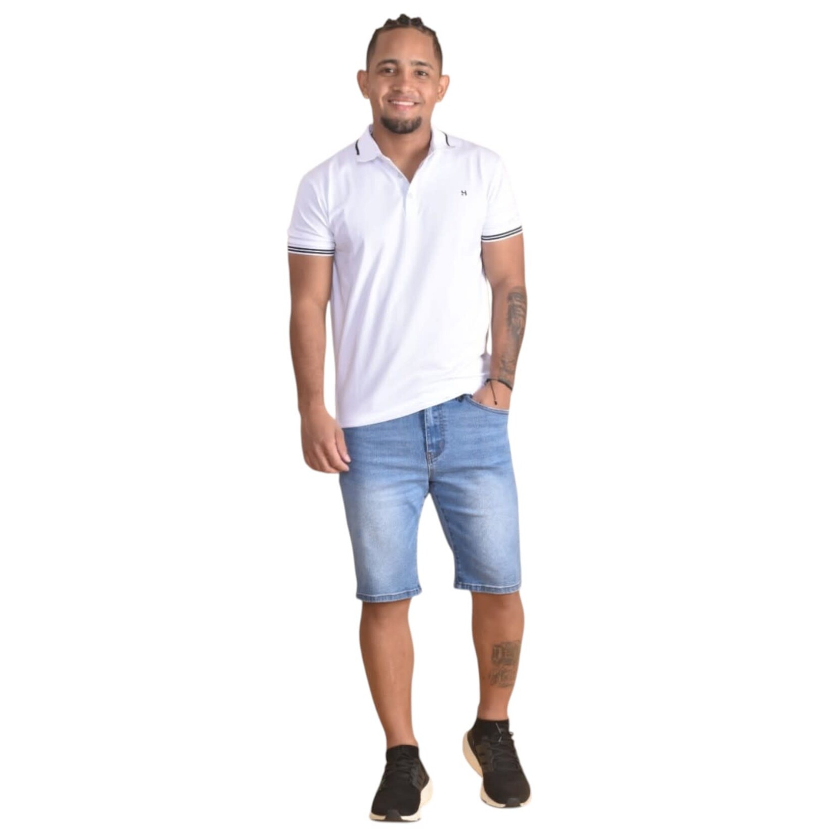 HYPER HYPER SKINNY FIT DENIM SHORTS C66195