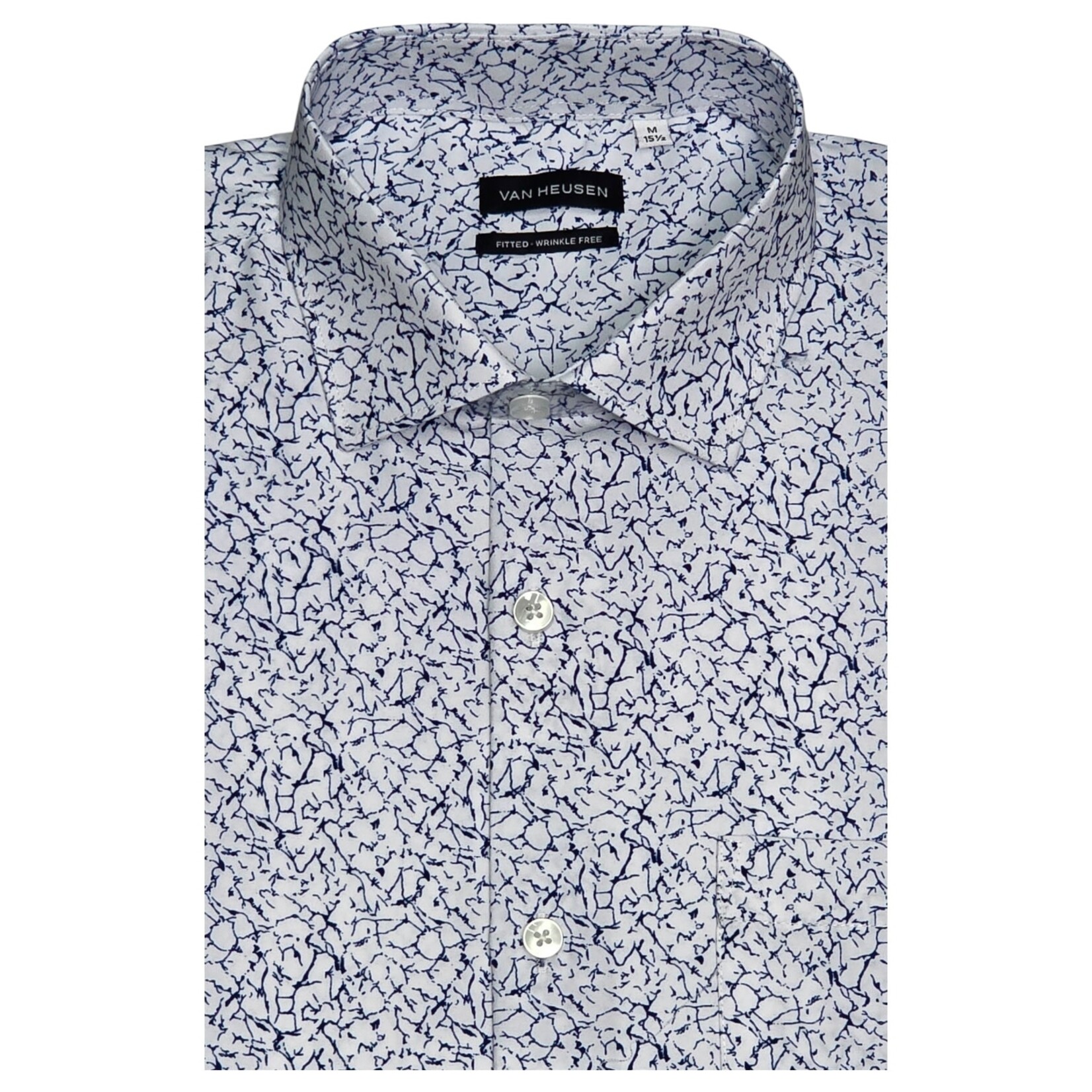 VAN HEUSEN VAN HEUSEN FITTED SHORT SLEEVE SHIRT 500238