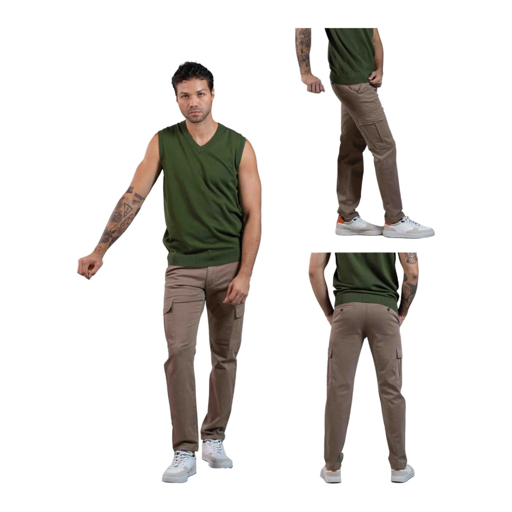ESTIVANELI ESTIVANELI CHINO CARGO PANT CARM-4262