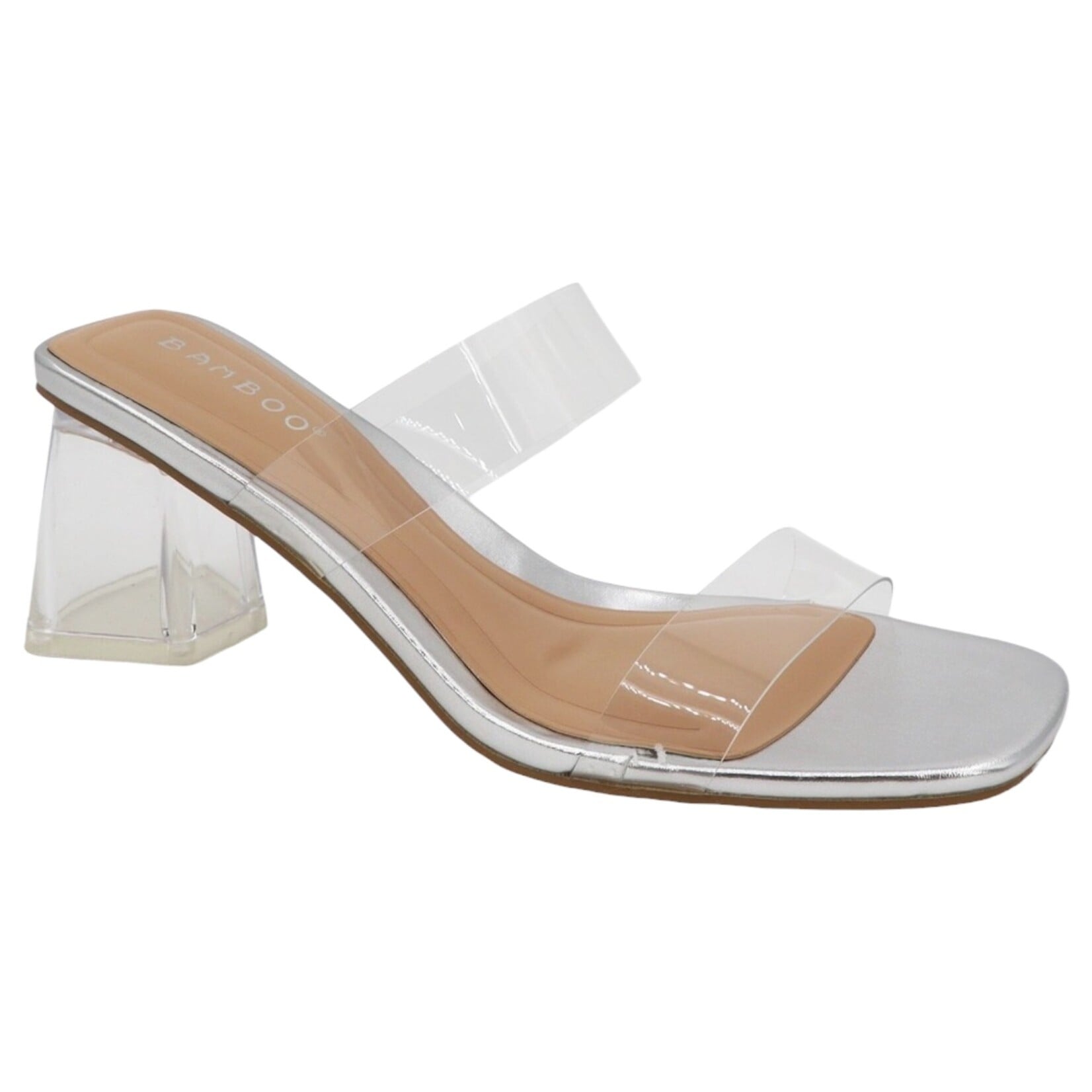 BAMBOO BAMBOO CLEAR DOUBLE BAND BLOCK HEEL MILLIE-14