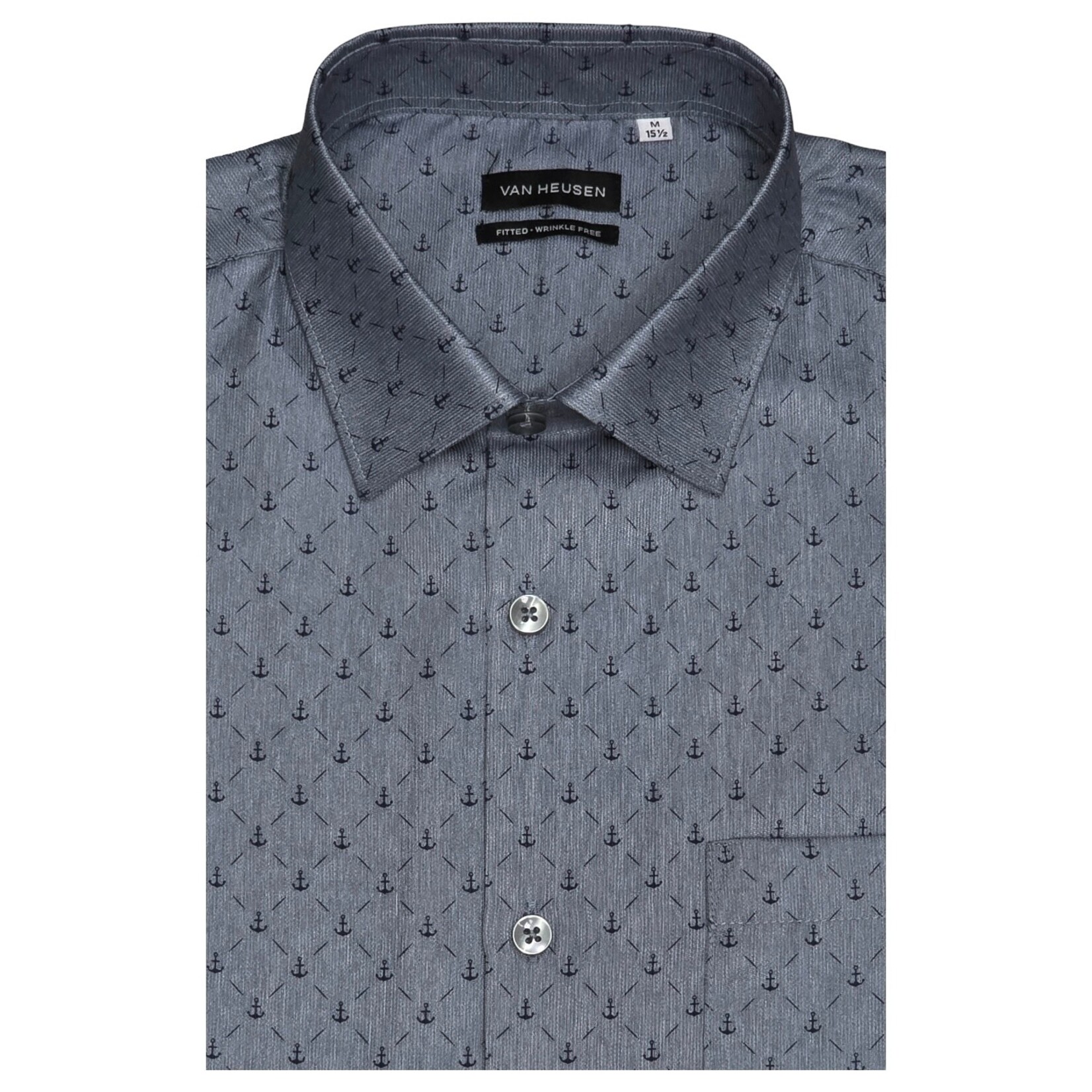 VAN HEUSEN VAN HEUSEN FITTED SHORT SLEEVE SHIRT 500248