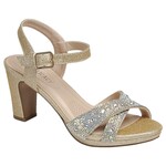 FOREVER FOREVER RHINESTONE BLOCK HEEL DREAM-79