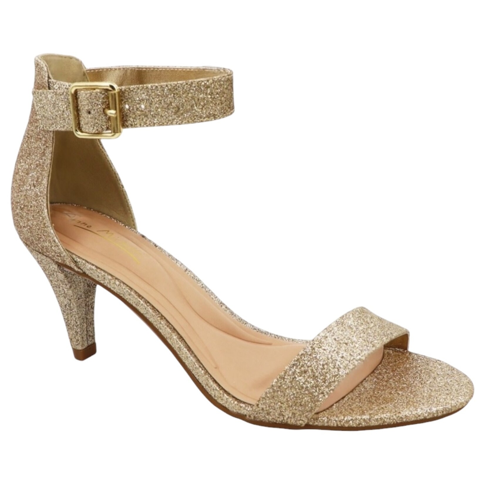 ANNE MICHELLE ANNE MICHELLE ANKLE STRAP HEEL SLIP-01