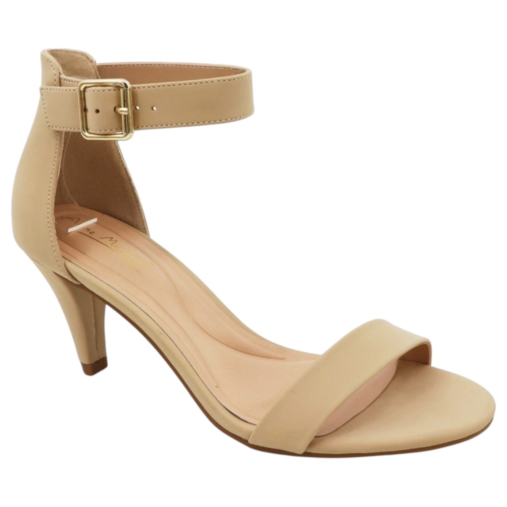 ANNE MICHELLE ANNE MICHELLE ANKLE STRAP HEEL SLIP-01