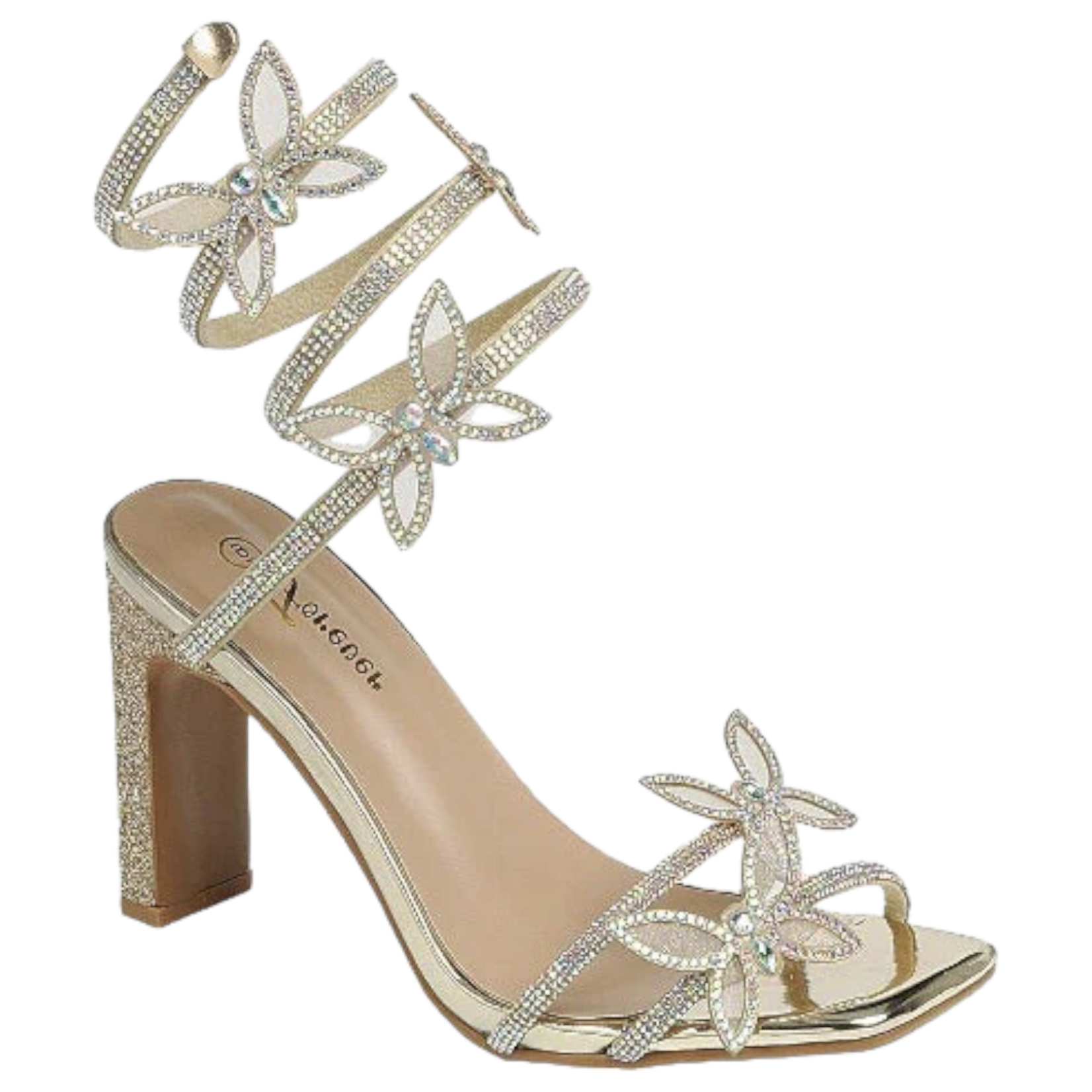 FOREVER FOREVER BUTTERFLY SPIRAL HEEL LOTTERY-45