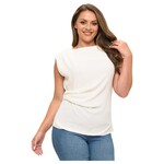DNA DNA PLUS SIDE RUCHED SLEEVELESS TOP 6438XT-25046