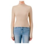 AMBIANCE APPAREL AMBIANCE TURTLE NECK RIBBED LONG SLEEVE TOP 76804