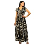 MISS KELLY MISS KELLY CAP SLEEVE MAXI DRESS SD5465