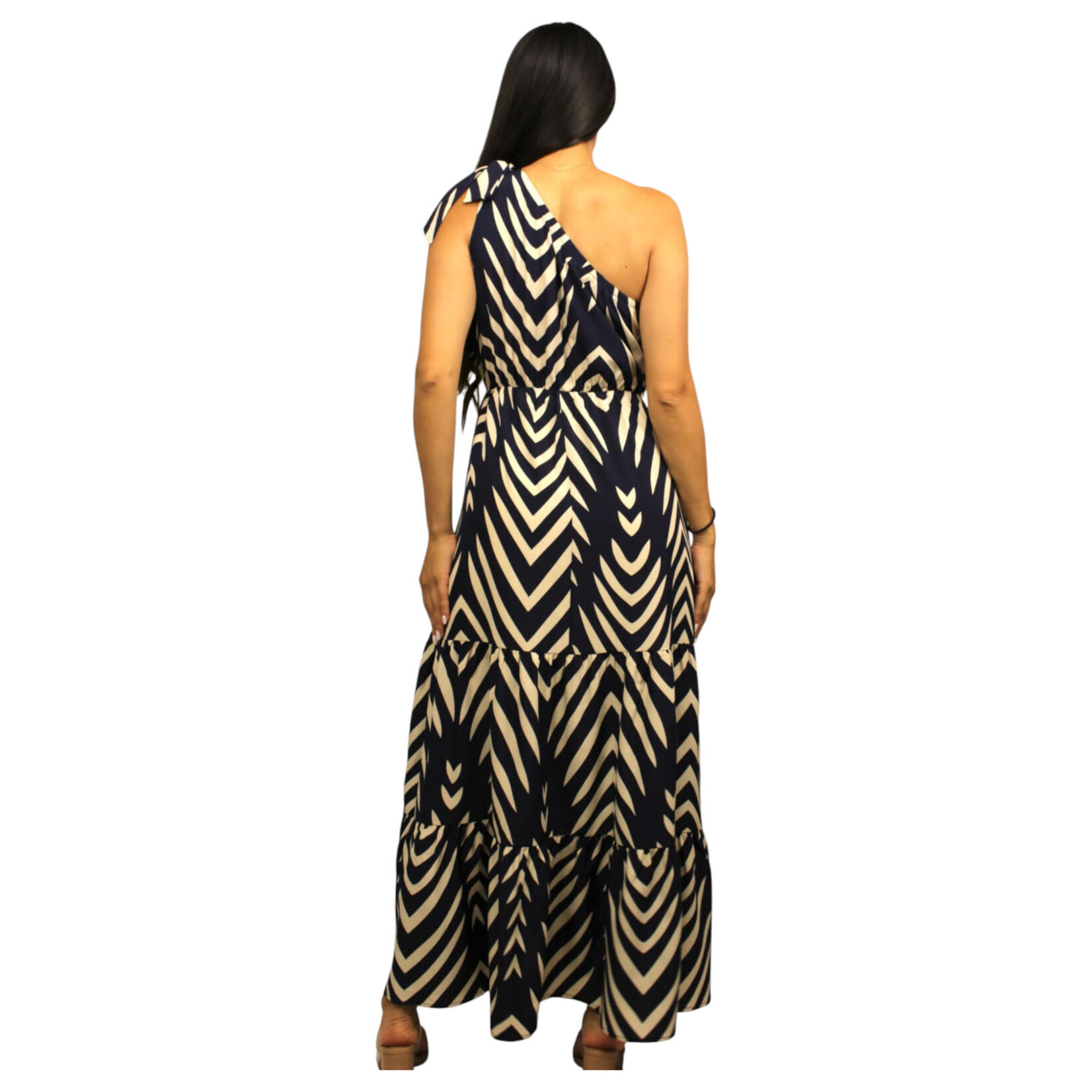 MISS KELLY MISS KELLY ONE SHOULDER MAXI DRESS SD5427