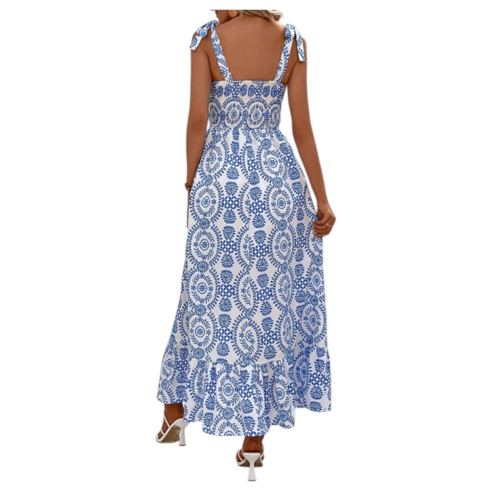 MISS KELLY MISS KELLY TIE STRAP MAXI DRESS SD5299