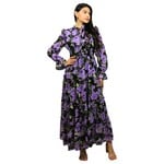 MISS KELLY MISS KELLY LONG SLEEVE TIER MAXI DRESS SD5049