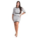 LAC BLEU LAC BLEU MIDI DRESS B4565