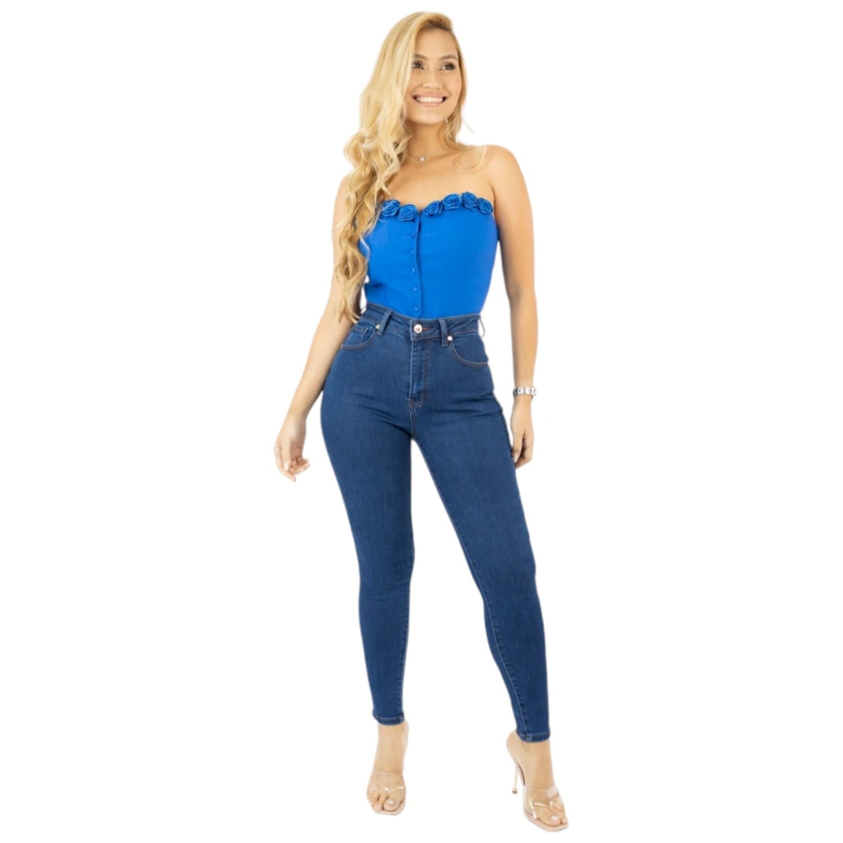 TESORO TESORO HIGH WAIST SKINNY JEAN A100857