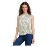 PERSEPTION PERSEPTION SLEEVELESS POLY SLUB SIDE TWIST TOP TP-MS-2140