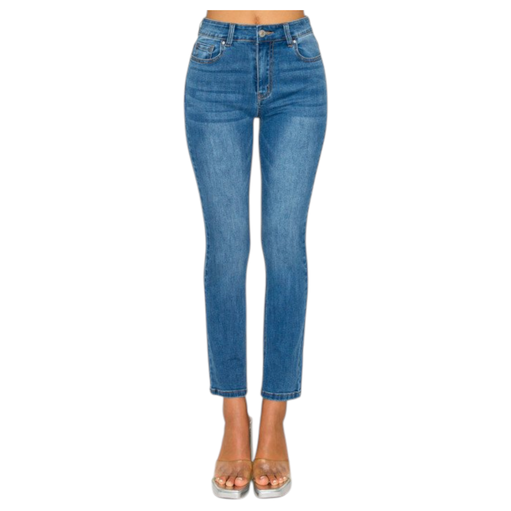WAX JEANS WAX REGULAR SLIM STRAIGHT BASIC JEAN 90416