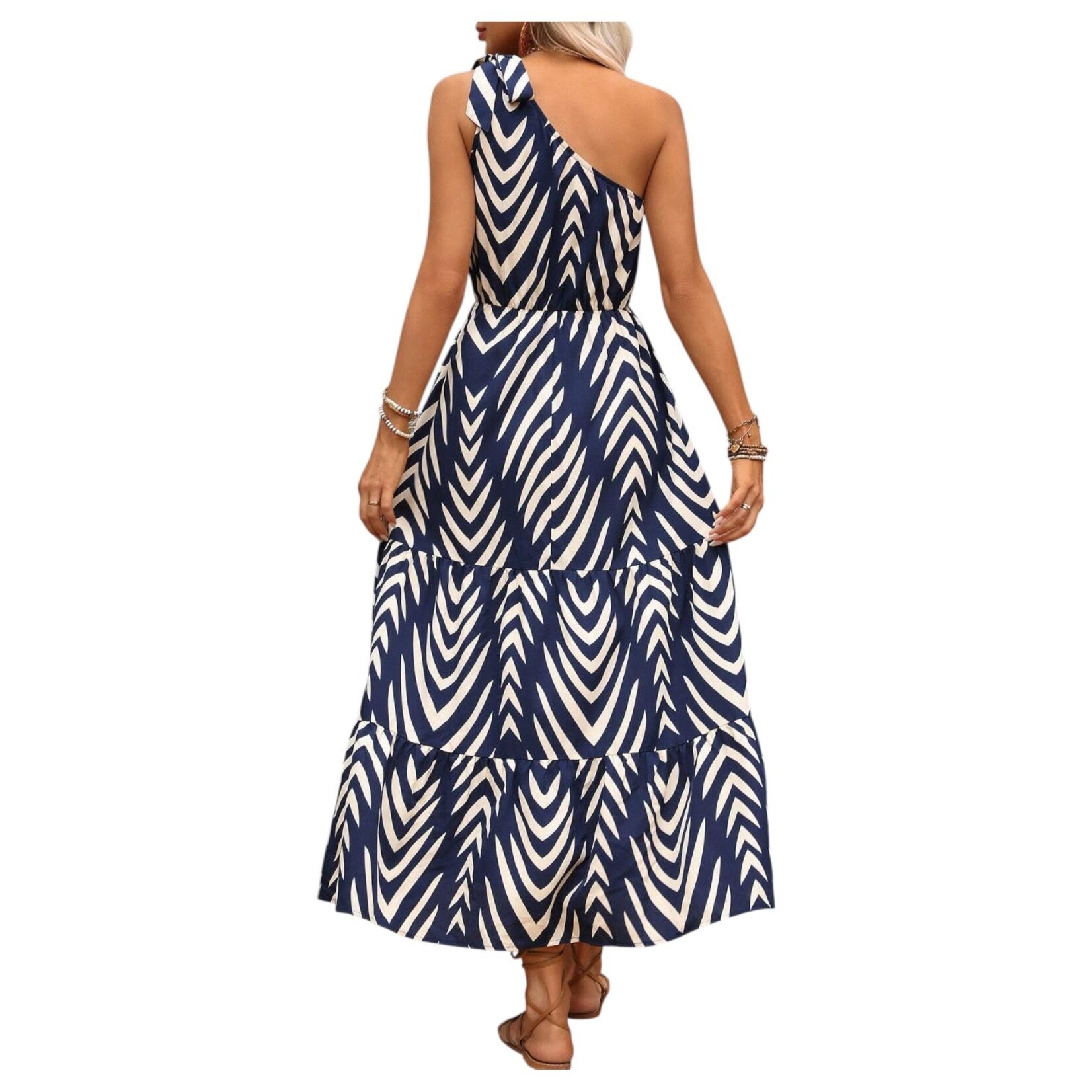MISS KELLY MISS KELLY ONE SHOULDER MAXI DRESS SD5427