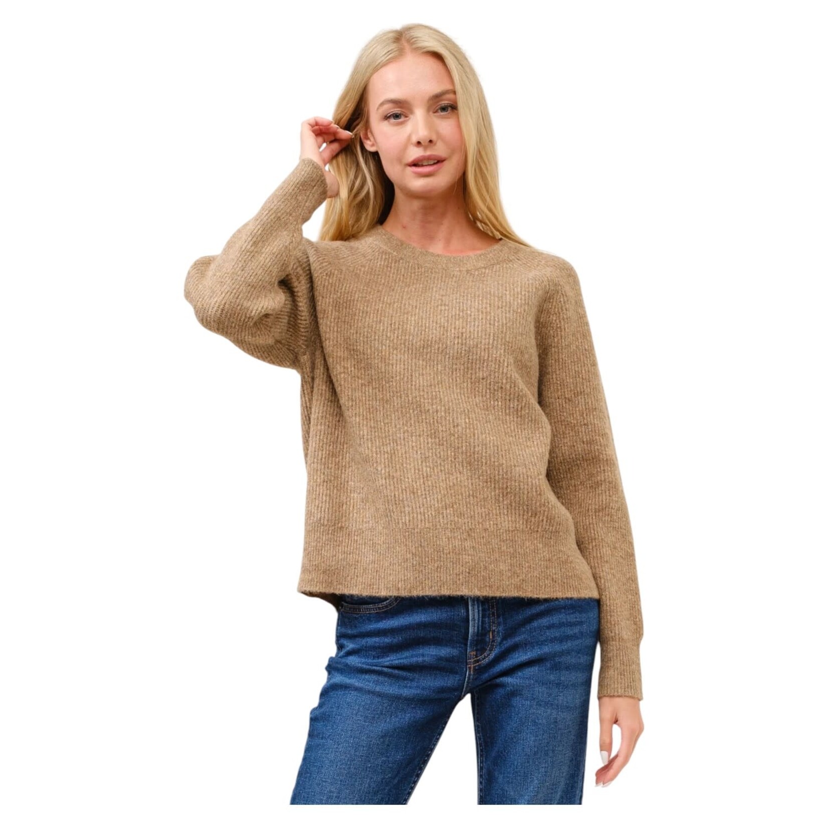 CIELO CIELO ROUND NECK PULL OVER SWEATER SW21