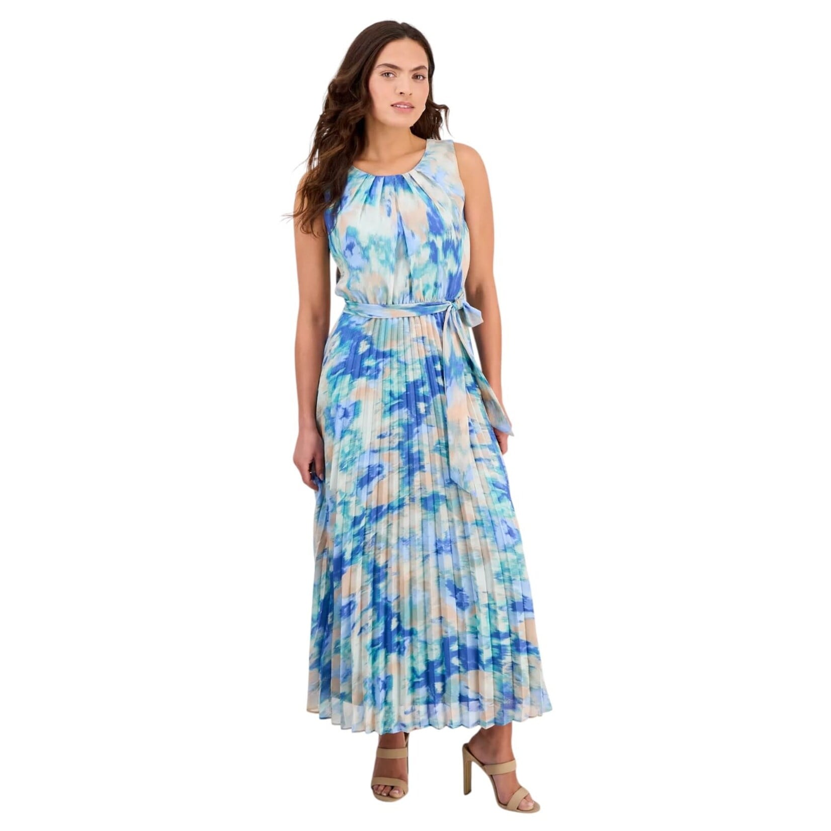 SANDRA DARREN SANDRA DARREN SLEEVELESS PLEATED MAXI 78128