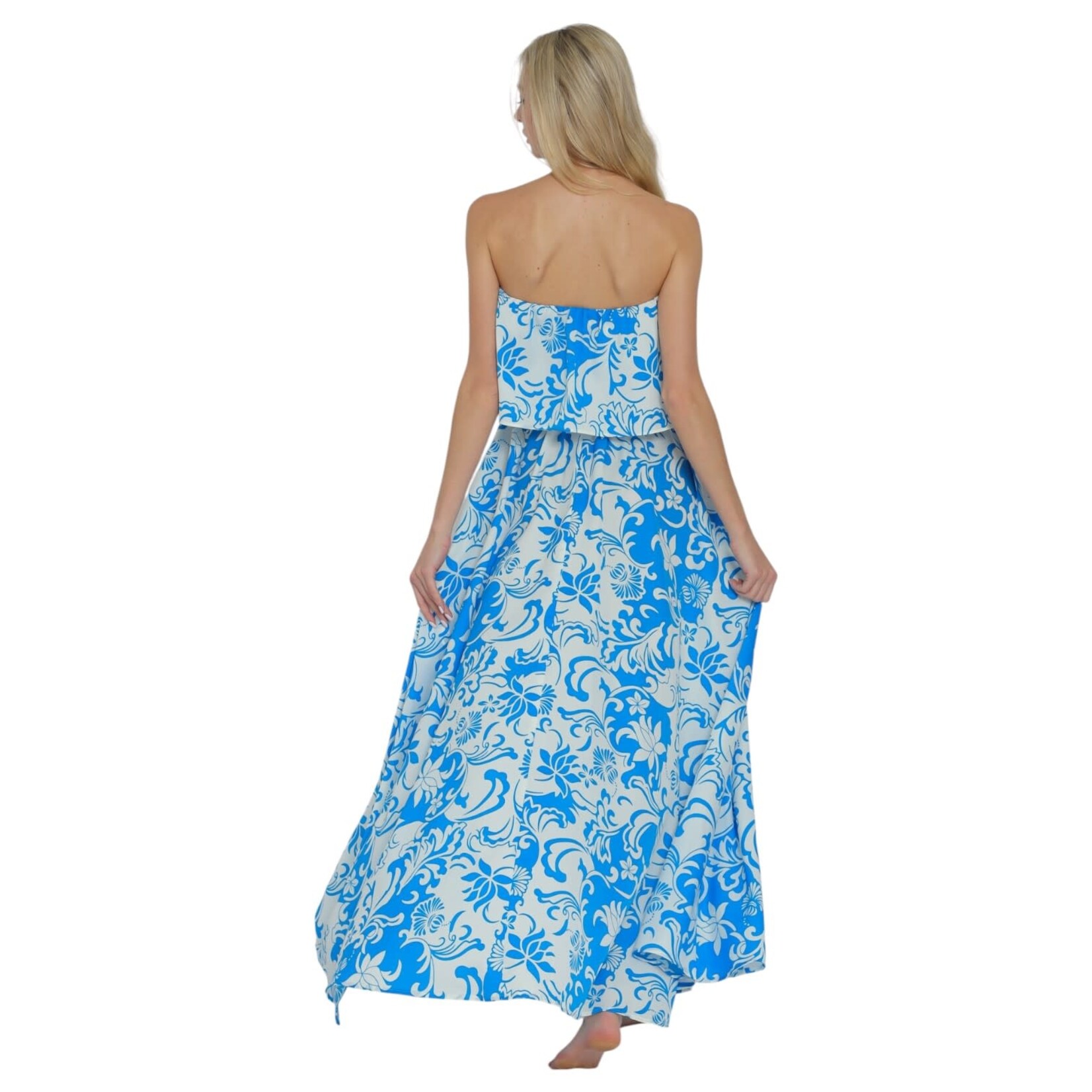AAKAA AAKAA TUBE ELASTIC WAIST MAXI DRESS DA31385H