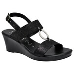 ITALIAN SHOEMAKERS ITALIAN DOUBLE BAND SLINGBACK WEDGE LONNA