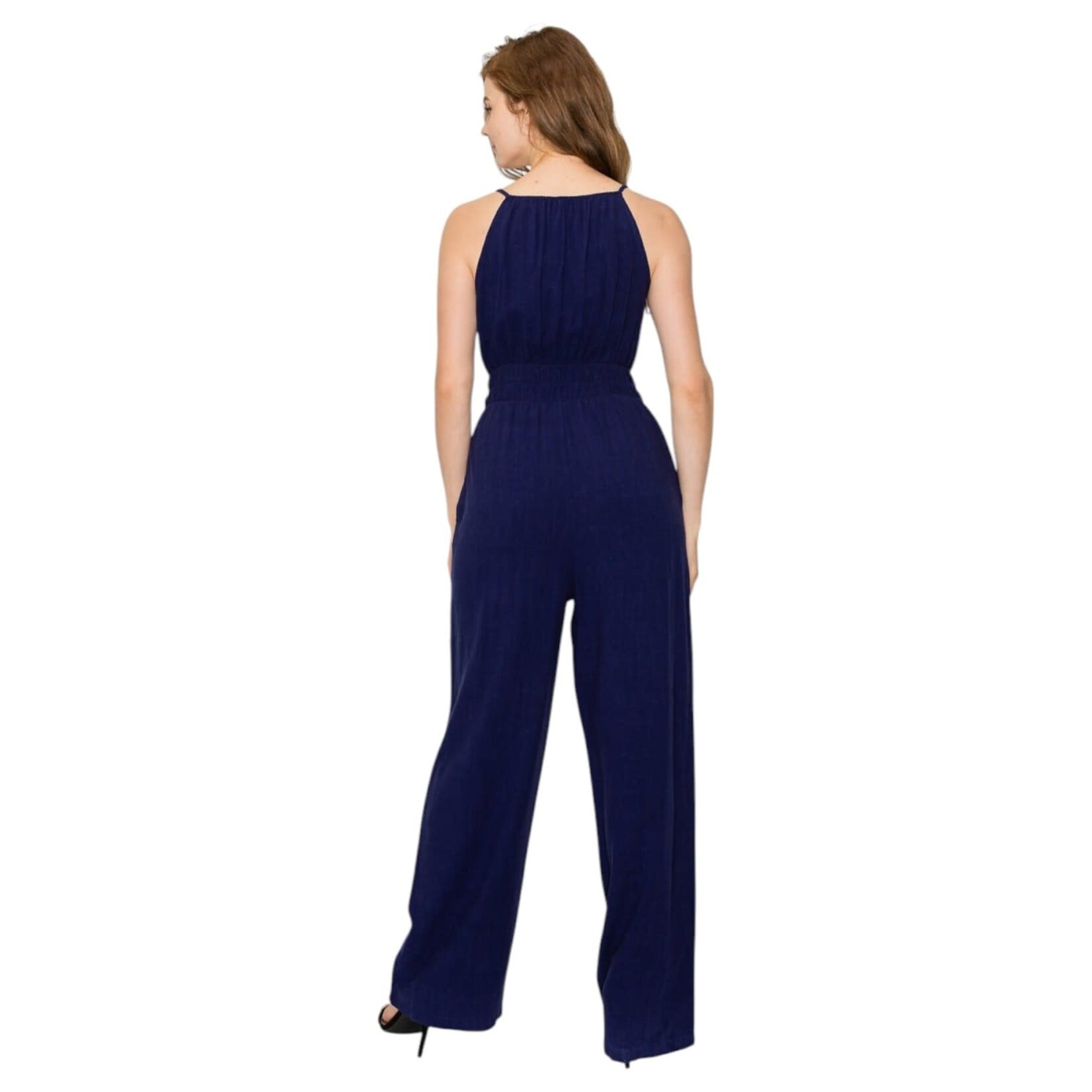 IRIS IRIS CAMI SMOCK WAIST JUMPSUIT BP08037