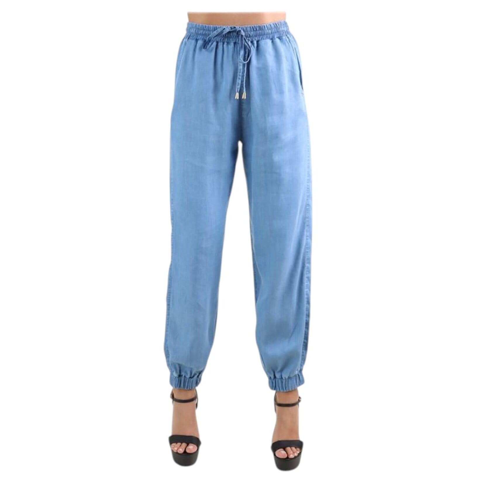 JORDACHE CLOTHING JORDACHE DRAWSTRING TENCEL JOGGERS 04J-1382