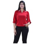 CHOCOLATE ITALY CHOCOLATE ITALY RHINESTONE COLLAR TOP B16602