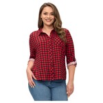 DNA DNA PLAID ROLL TAB LONG SLEEVE SHIRT 6414B-24175