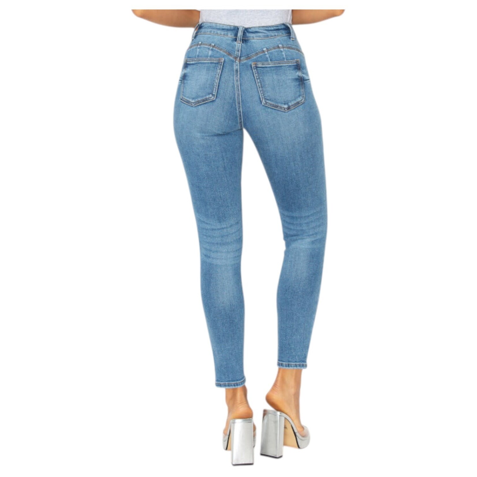 WAX JEANS WAX AUTHENTIC BASIC PUSH-UP SKINNY JEANS 90298