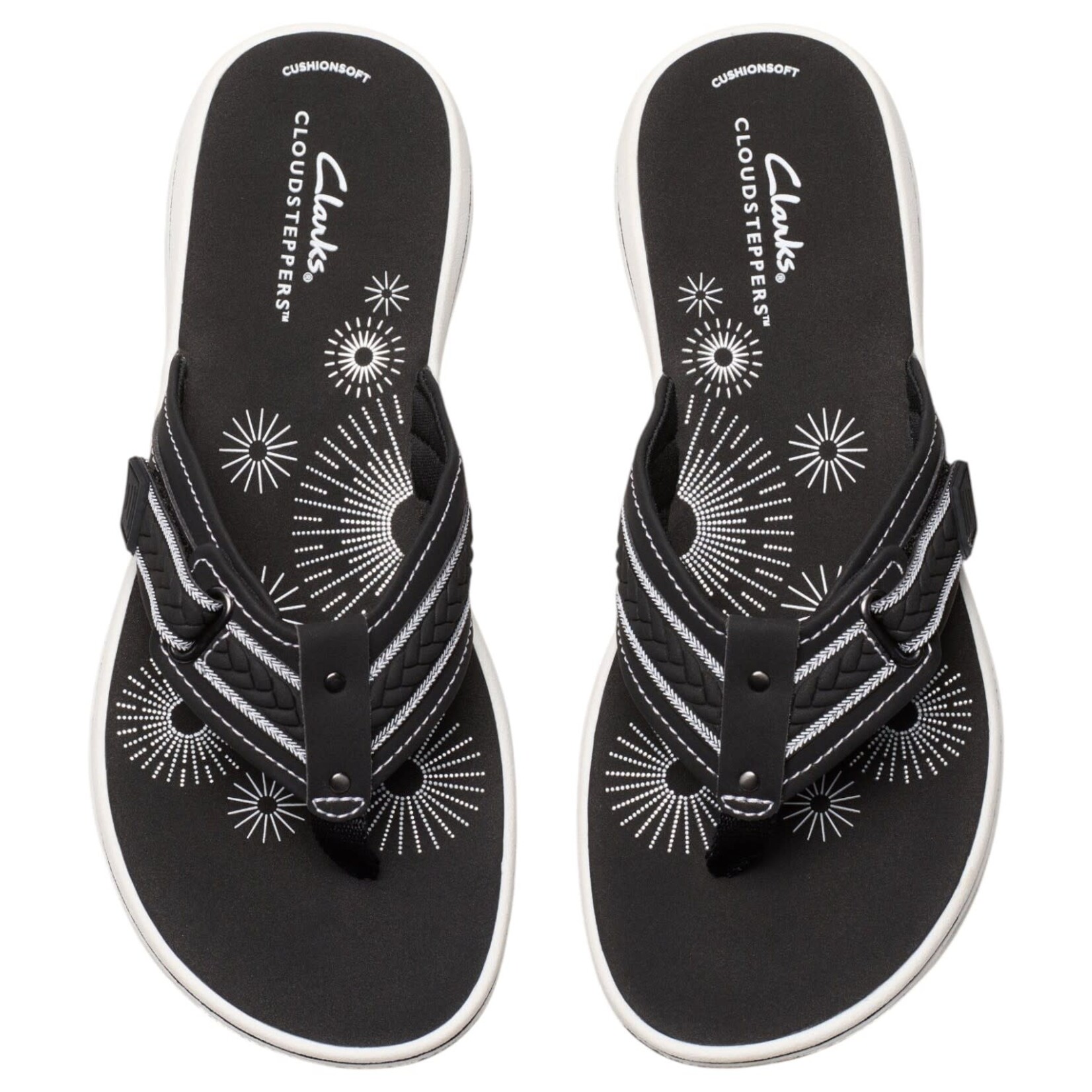 CLARKS CLARKS BRAIDED THONG SLIPPER BREEZEY SUN 26181842