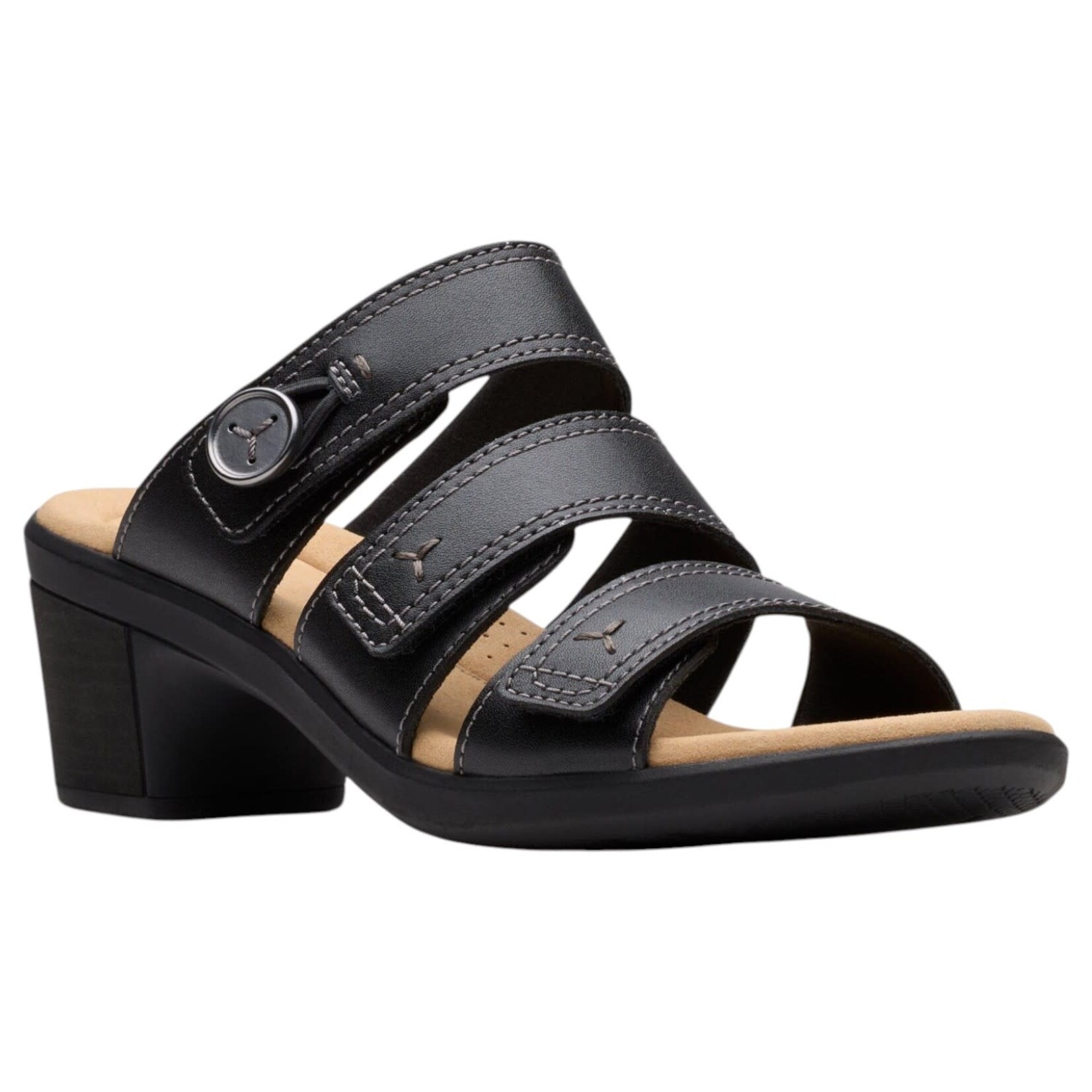 CLARKS CLARKS 3 BAND BLOCK HEEL EMILY2 ADELLA 26181678