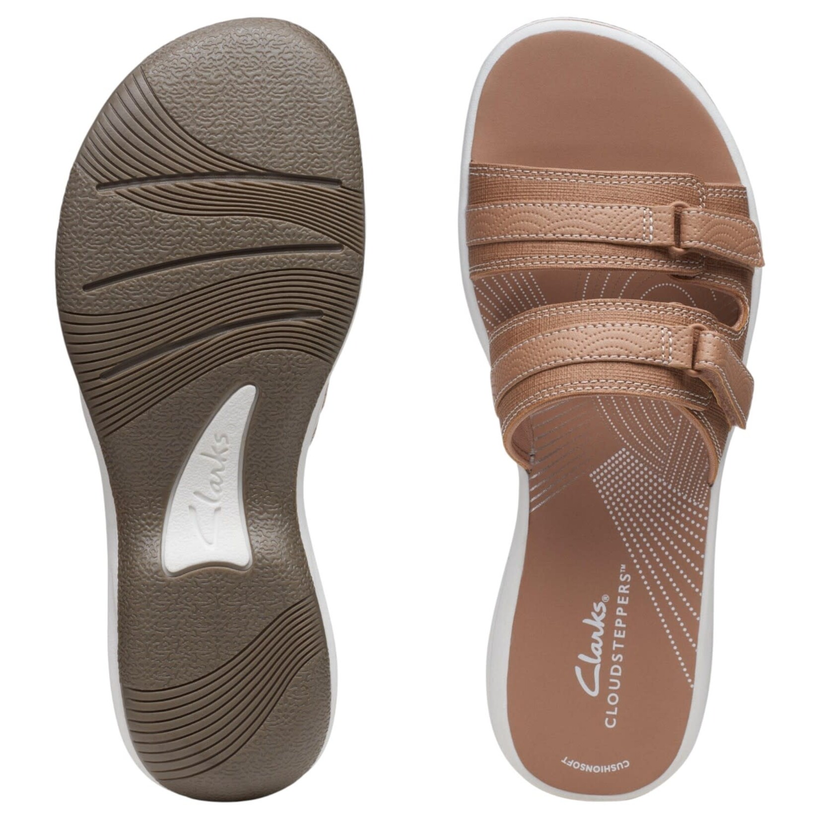 CLARKS CLARKS DOUBLE STRAP SLIPPER BREEZE PIPER 26171355