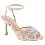 TOP MODA TOP MODA RHINESTONE BAND ANKLE STRAP 3" HEEL MARILYN-25