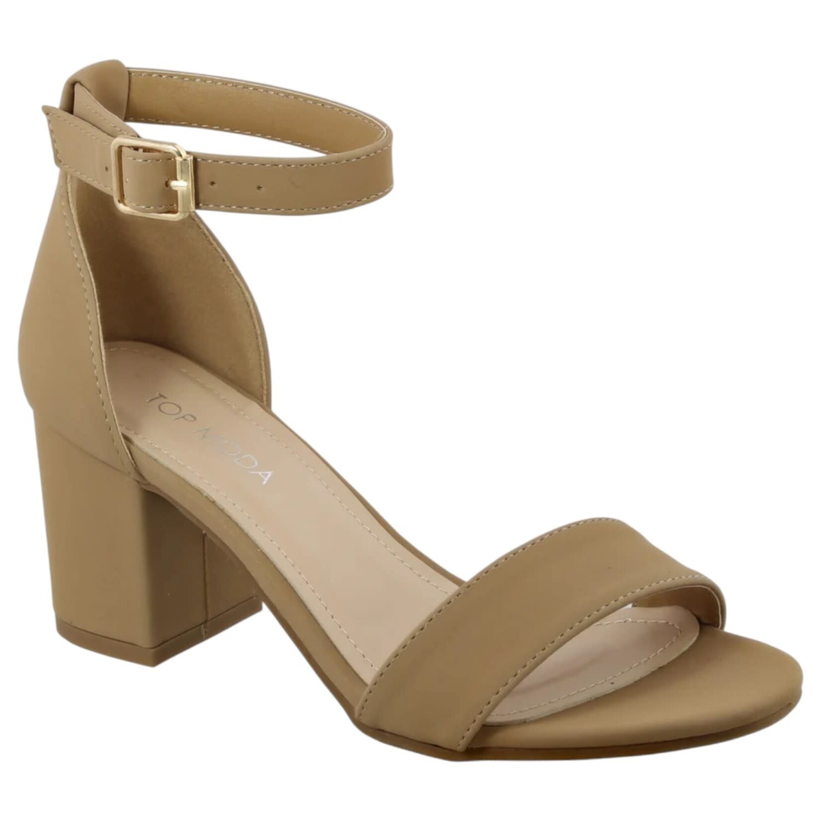 TOP MODA TOP MODA ANKLE STRAP BLOCK 2.6" HEEL DELIA-1