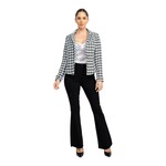 IRIS IRIS TWEED PLAID BUTTONED JACKET HMJ21056