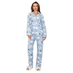 IRIS IRIS SHEEP PRINT PAJAMA TOP & PANT SET ISET453-1378