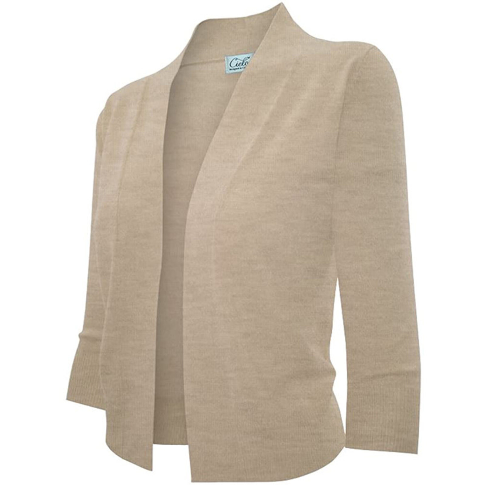 CIELO CIELO 3/4 SLEEVE CROP BOLERO SW620